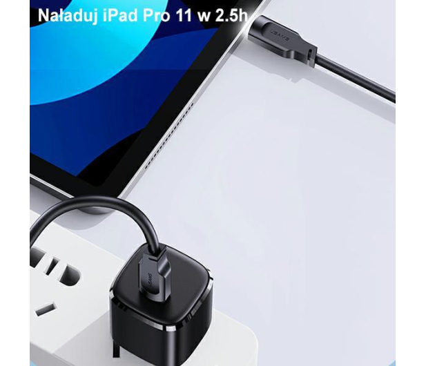 USAMS Kabel USB-C na USB-C 100W 1,2mPort Display purpurowy - 1569044 - zdjęcie 7